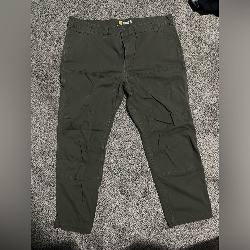 Carhartt - relaxed fit - mens - cargo pants - green